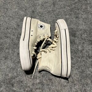 Converse Chuck Taylor All Star Lift Platform High Top Parchment Women 10